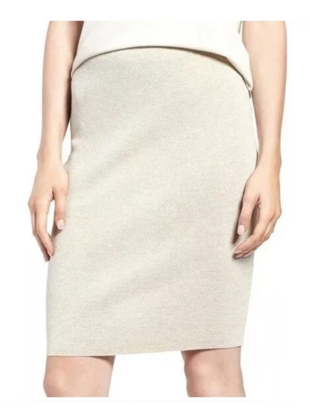 Eileen Fisher Wool Pull On Skirt - Small